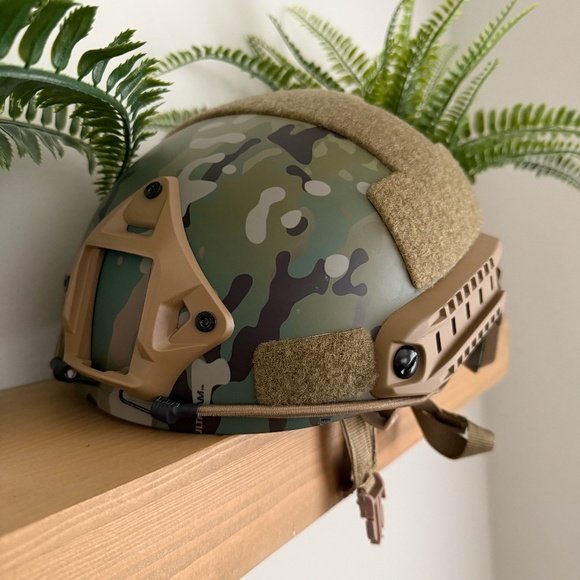 Camouflage Helmet Multicam Green (BRAND NEW) - Picture 1 of 7
